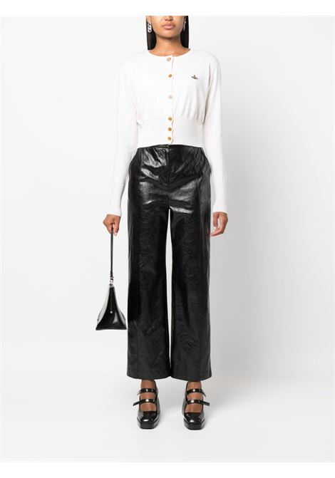 Cardigan crop bea in bianco Vivienne Westwood - donna VIVIENNE WESTWOOD | 1803002UY001VA402